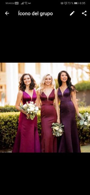 "Color sangría para las Damas" 6