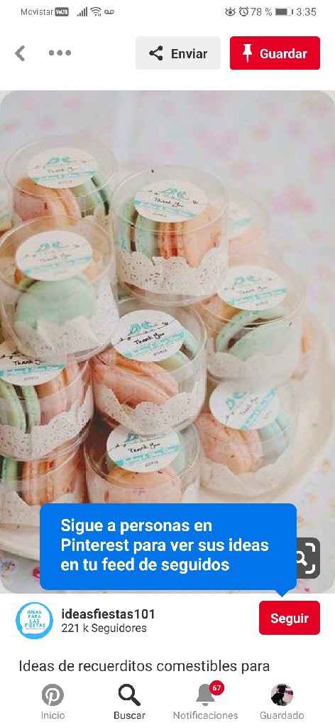 No dar recuerditos? - 2