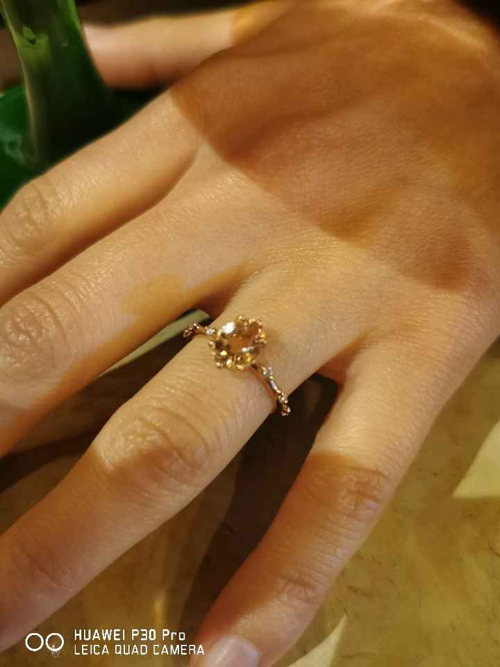 Anillo de compromiso y argolla, 2 en 1?? - 1