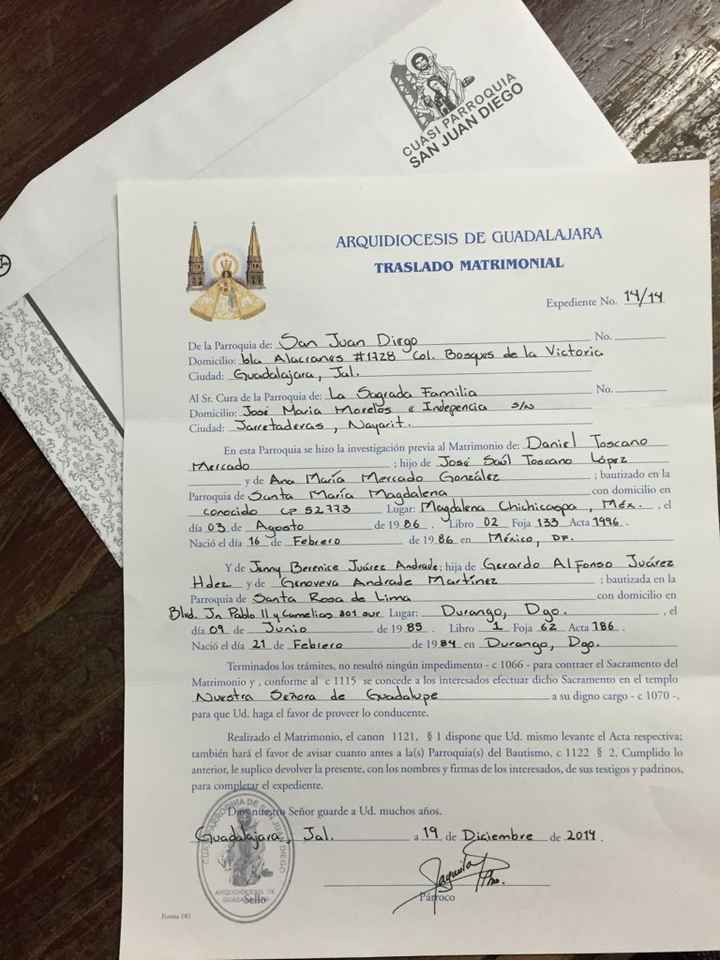 Lista la carta de traslado!! yupi  - 1