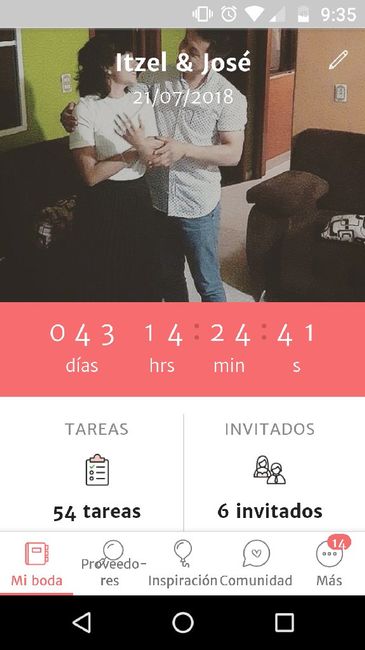 ¿Cuántos días quedan para al gran día? - 1