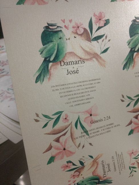 Chicas que hayan hecho sus invitaciones ayuda :( - 1