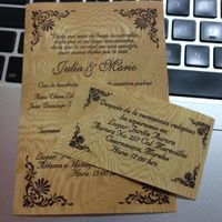 Papel de madera impreso