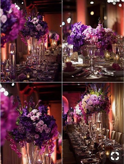 Alguién tiene fotos d su boda en color bugambilia o colores violeta? - 8