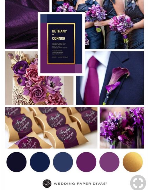 Alguién tiene fotos d su boda en color bugambilia o colores violeta? - 9