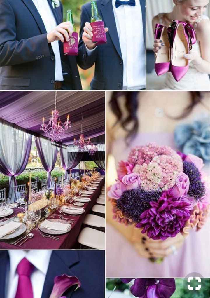 Alguién tiene fotos d su boda en color bugambilia o colores violeta? - 7
