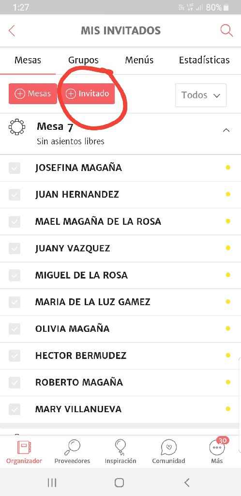 Enamorada de la confirmación de invitados de la app 🙌 - 2