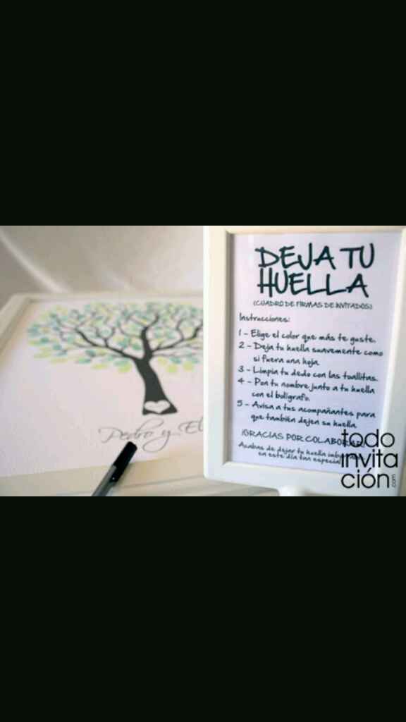 Mesa de bienvenida / deseos ?? - 1