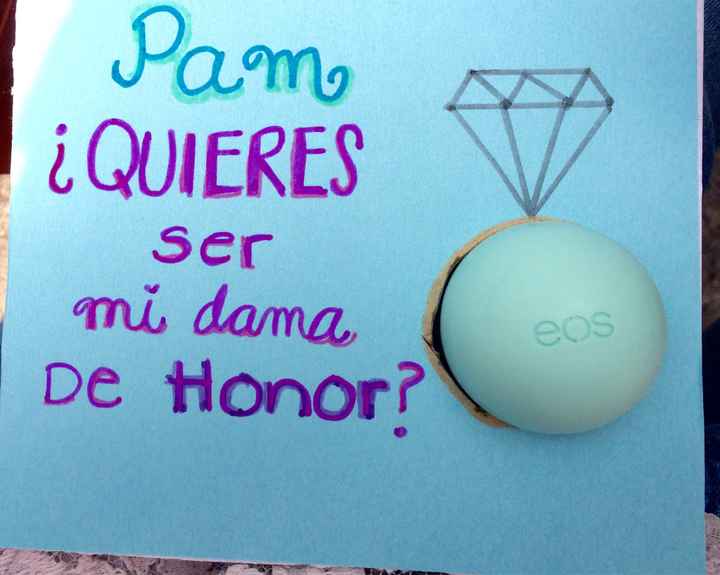 Petición damas de honor - 1