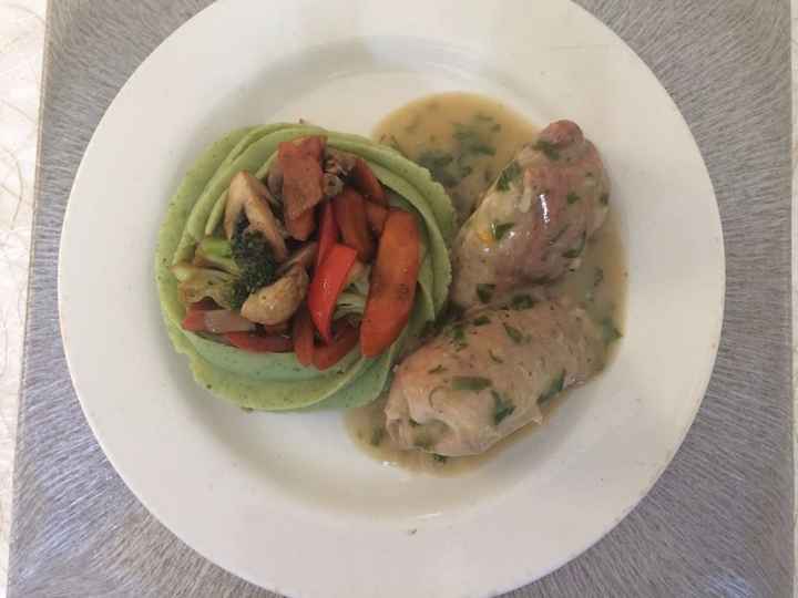 cerdo con salsa de perejil 