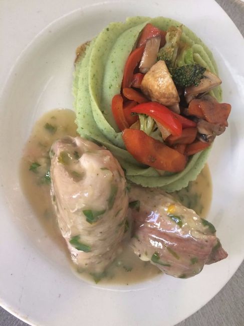 cerdo con salsa champiñon