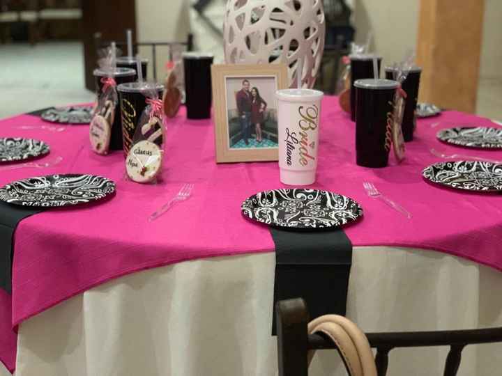 Mesa decorada pd; las galletas son de agradecimiento y ese dia se las dí :) 