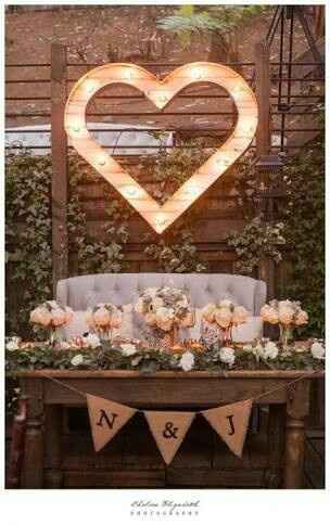 Ideas para mesa de novios - 7