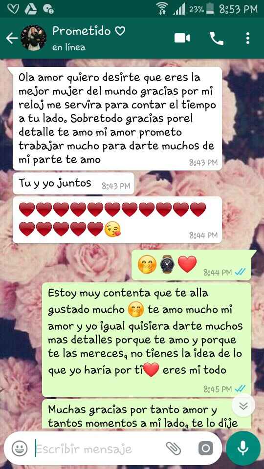 Reloj de compromiso ⌚❤ entregado - 1