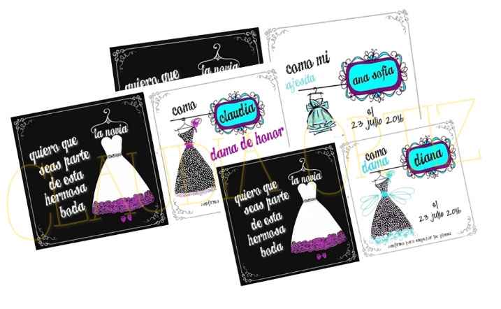 Invitación Rockabilly Pin up personalizada hecha por mi ;)