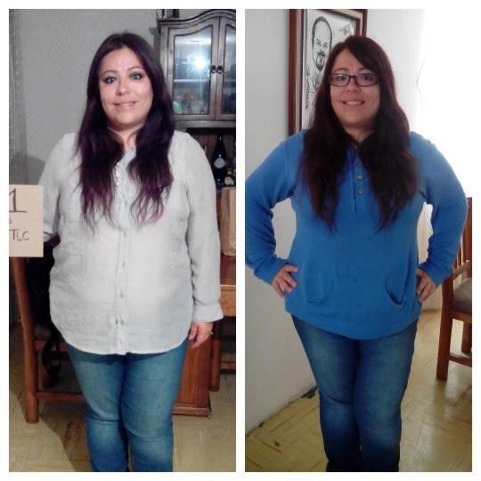 yo, dia 1 al dia 10 con 5 kilos abajo y medidas abajo