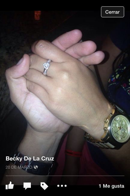 Anillo de promesa y compromiso  - 1