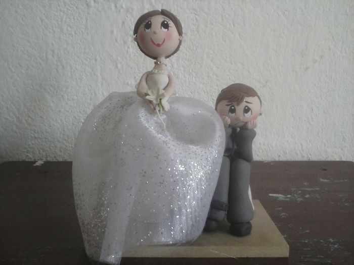 Sus monitos para el pastel o topper - 1