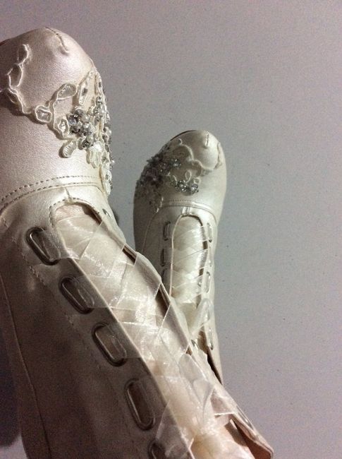 Botines de novia