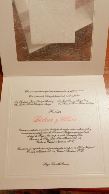 Nuestra invitacion 