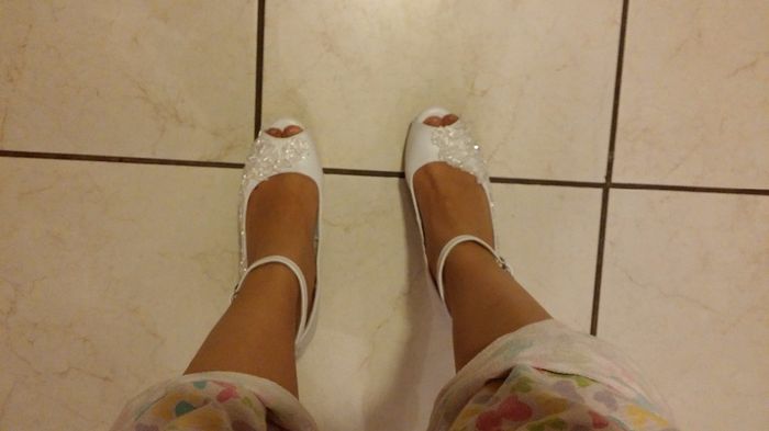 Mis zapatillas para el gran día 