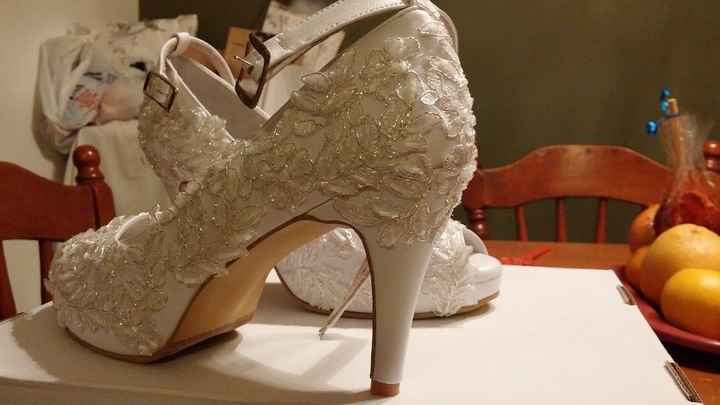 Mis zapatillas para el gran día 