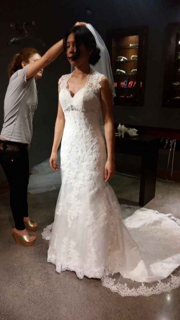 Resultado final con mi vestido