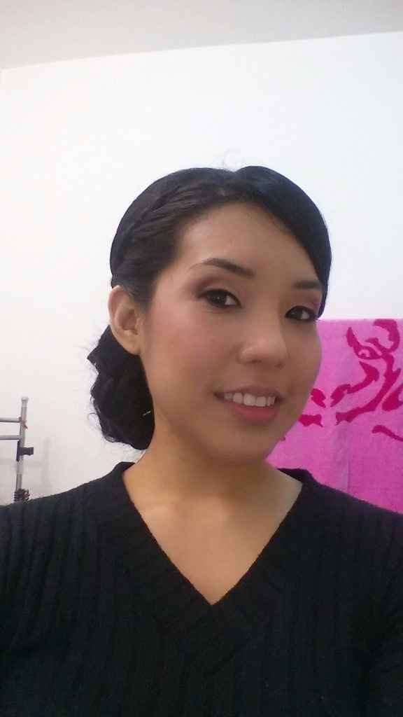 Mi prueba de peinado y maquillaje