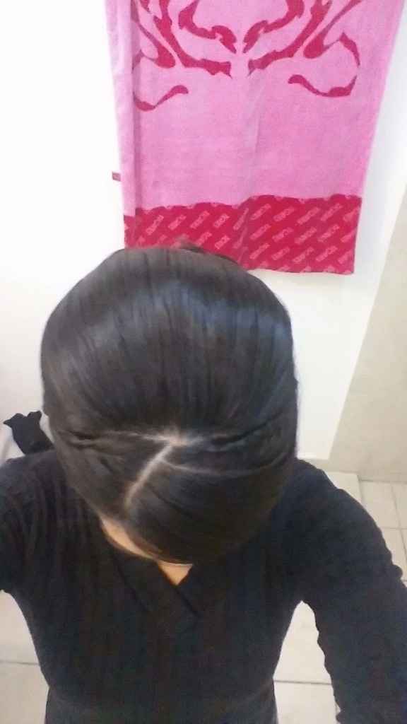 Mi prueba de peinado y maquillaje