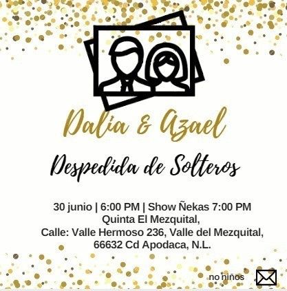 INVITACION DE DESPEDIDA MIXTA