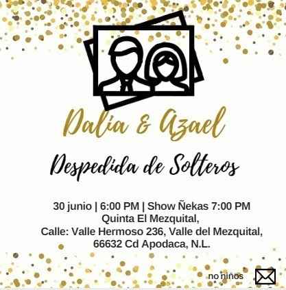 INVITACION DE DESPEDIDA MIXTA