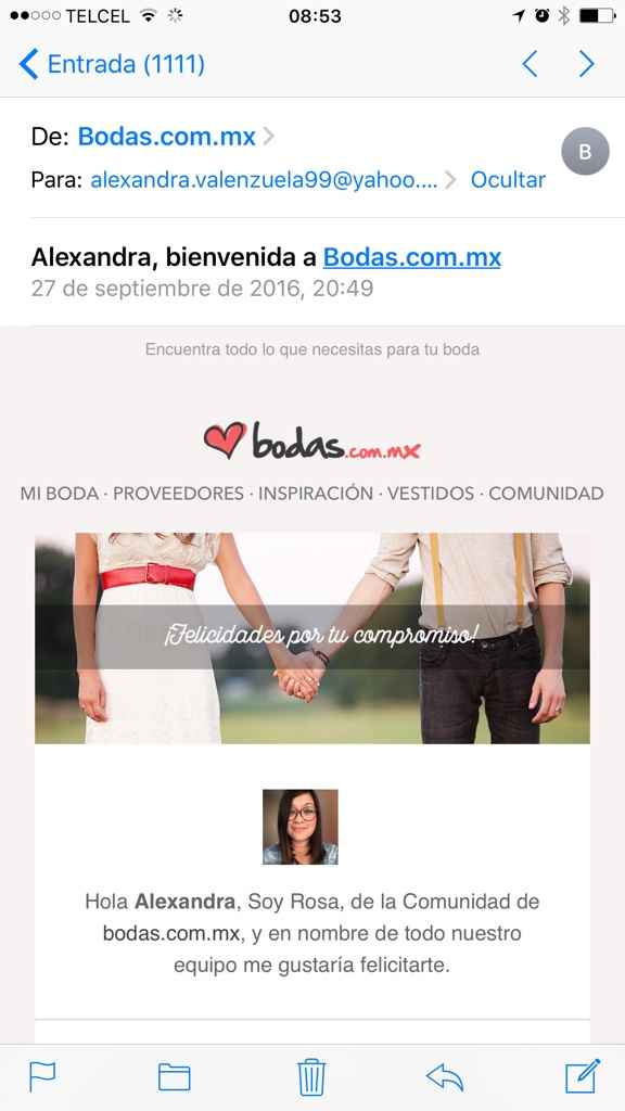 ¿Cuándo te registraste en bodas.com.mx? - 1