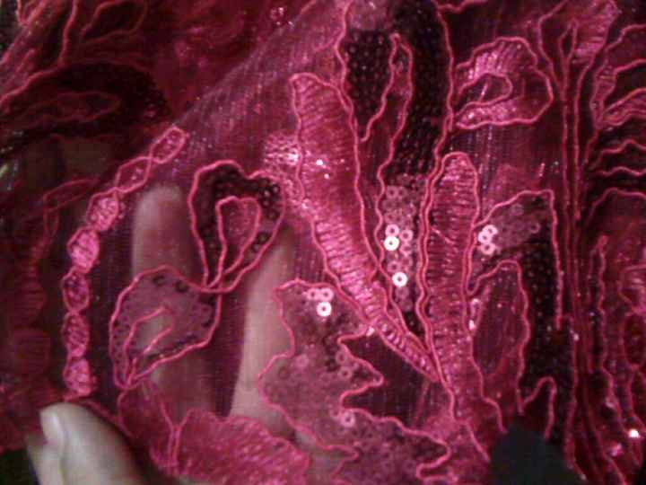 Ya tengo la tela de los vestidos de damas - 1