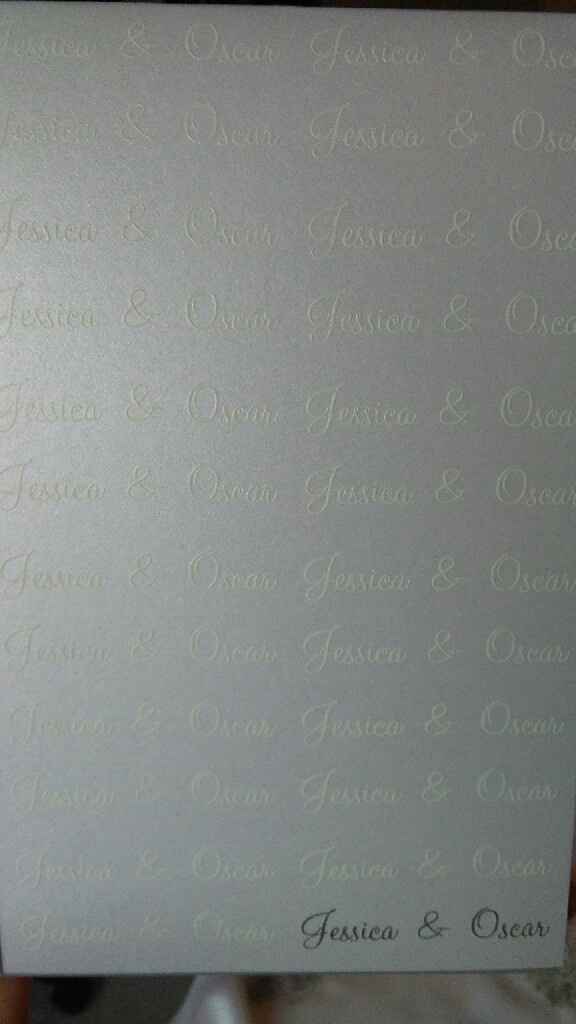 Por fin mis invitaciones  (que escogió mi prometido) - 6