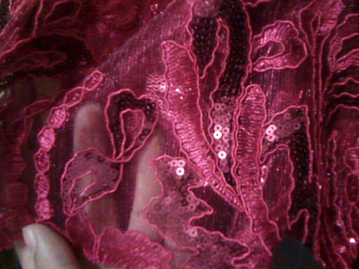 Ya tengo la tela de los vestidos de damas - 1