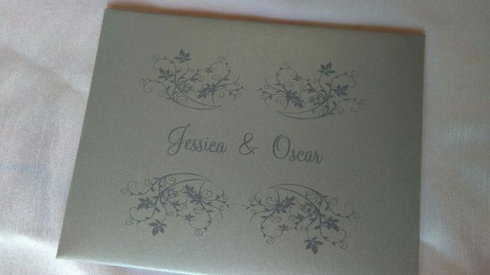Por fin mis invitaciones  (que escogió mi prometido) - 3