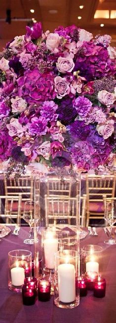 Tema de boda: grape color uva Vs Rose gold. - 6