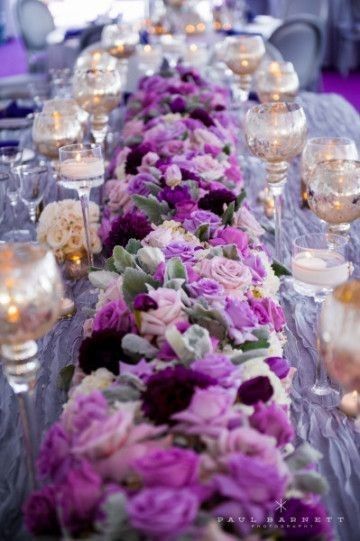 Tema de boda: grape color uva Vs Rose gold. - 9