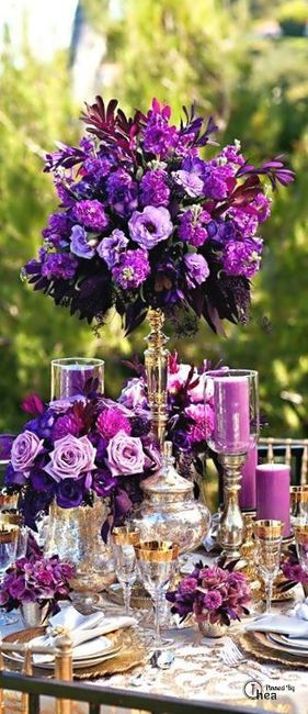 Tema de boda: grape color uva Vs Rose gold. - 13