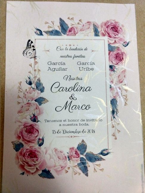 Invitaciones hechas por mí.🍃🌺📜 - 4