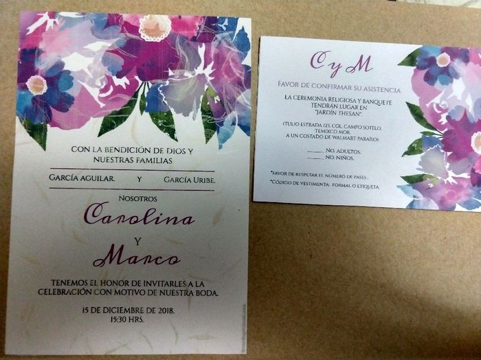 Invitaciones hechas por mí.🍃🌺📜 - 5