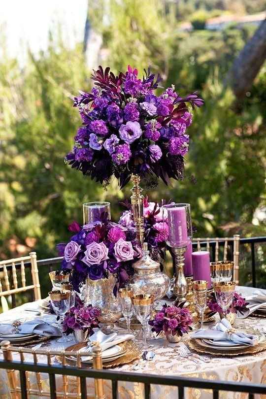 Tema de boda: grape color uva Vs Rose gold. - 11