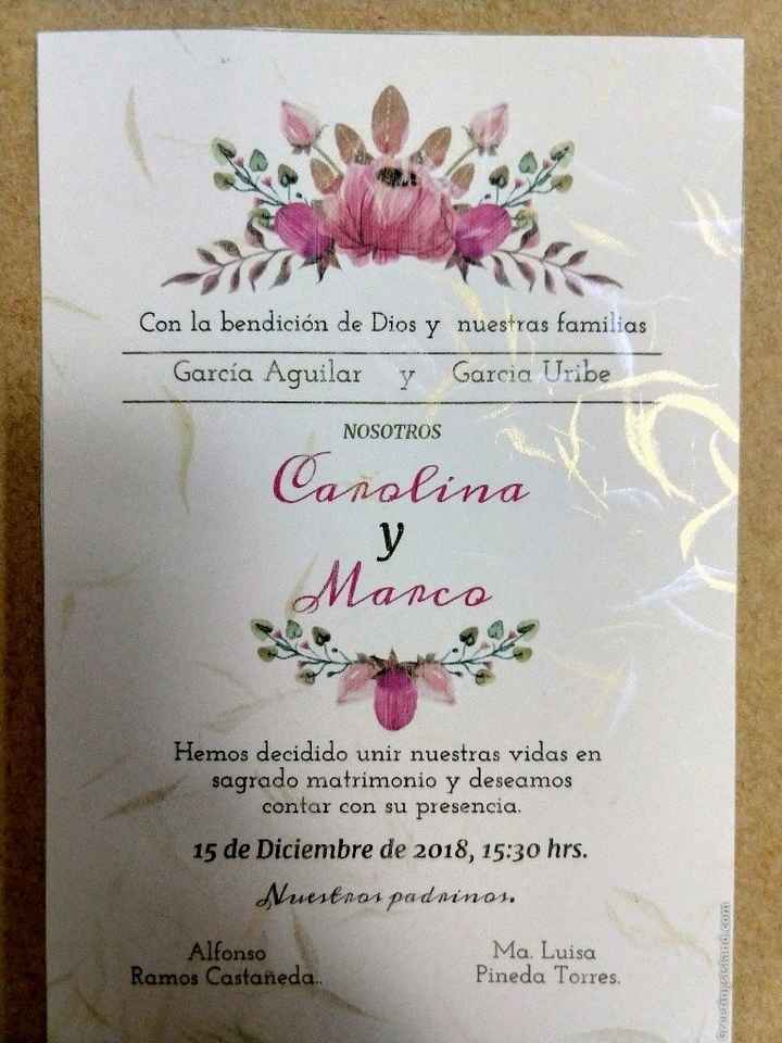 Invitaciones hechas por mí.🍃🌺📜 - 2