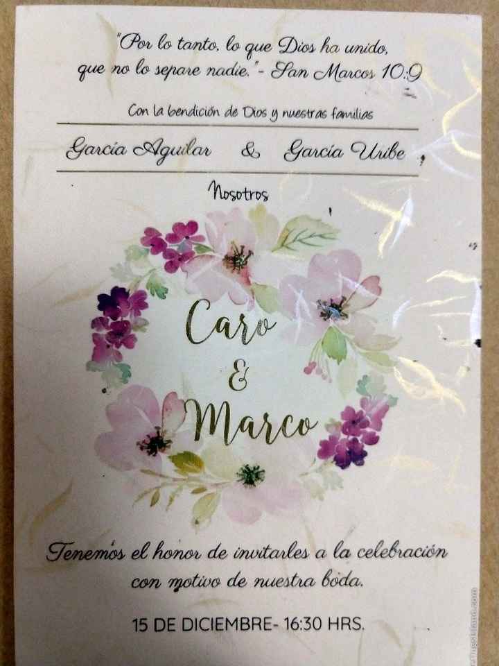 Invitaciones hechas por mí.🍃🌺📜 - 6