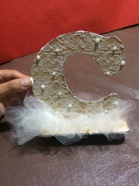 Iniciales para la mesa de bienvenida Cyf - 3