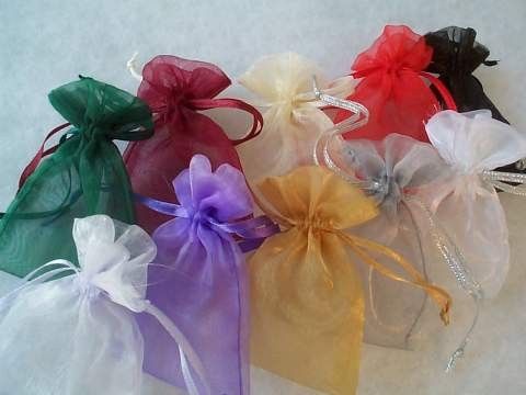 bolsitas de organza varios colores