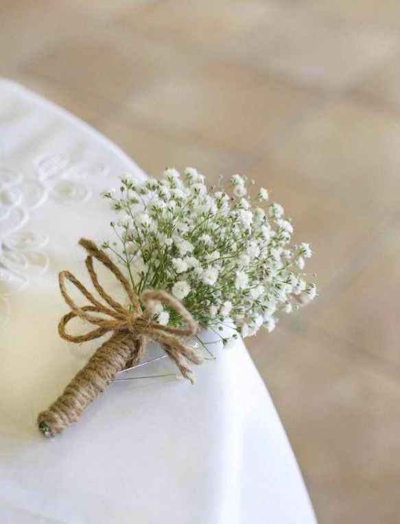 Boutonnier para el novio. - 1