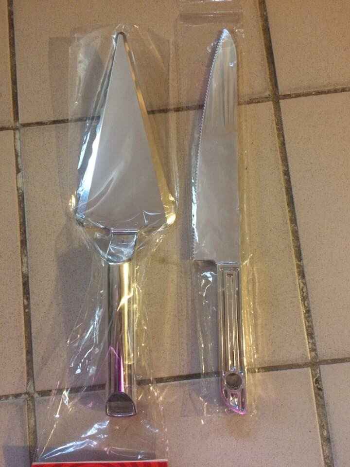 Avances de hoy- cuchillo y pala para pastel 🍰🎂 - 1