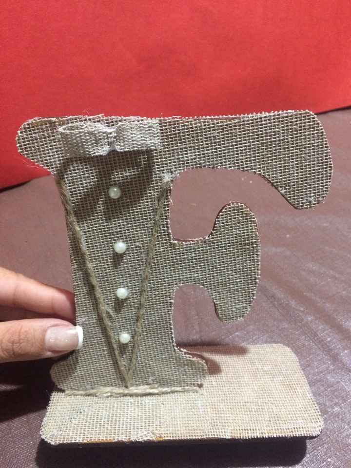 Iniciales para la mesa de bienvenida Cyf - 5