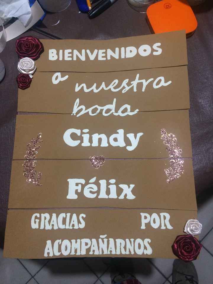 Mi letrero de bienvenida- diy - 4